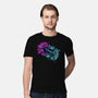 Neon Spaceship-Mens-Premium-Tee-nickzzarto