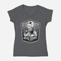 Miles County Badge-Womens-V-Neck-Tee-CarloJ1956