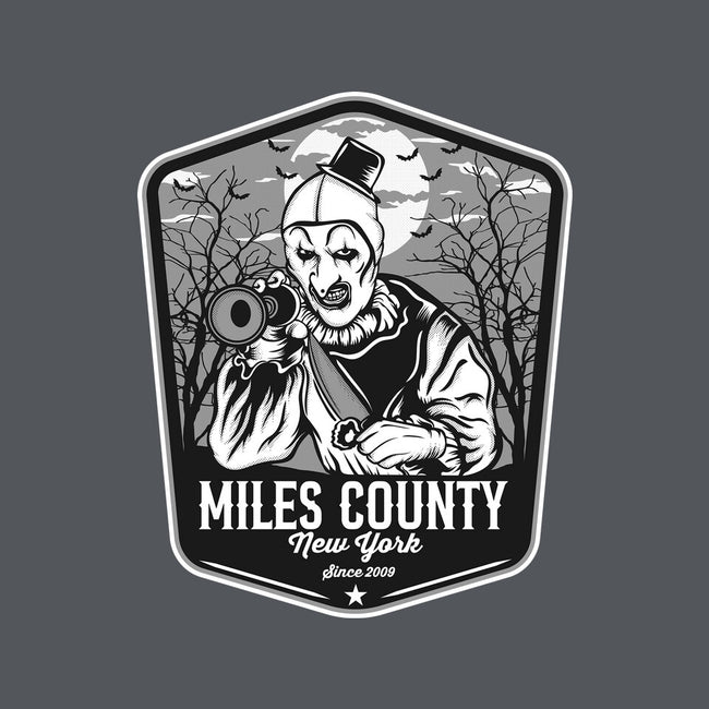 Miles County Badge-Womens-V-Neck-Tee-CarloJ1956