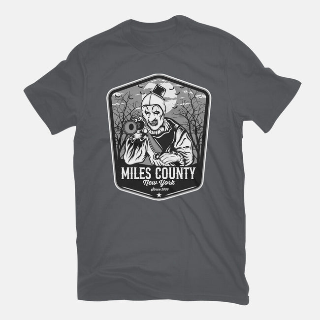 Miles County Badge-Mens-Basic-Tee-CarloJ1956