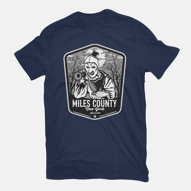 Miles County Badge-Unisex-Basic-Tee-CarloJ1956