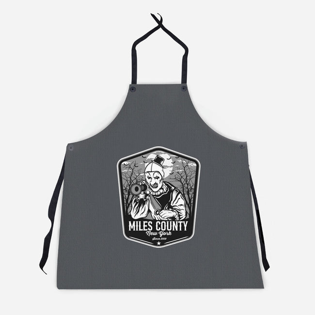 Miles County Badge-Unisex-Kitchen-Apron-CarloJ1956