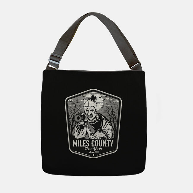 Miles County Badge-None-Adjustable Tote-Bag-CarloJ1956