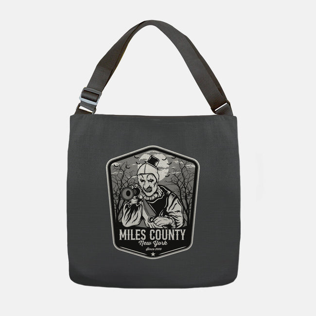 Miles County Badge-None-Adjustable Tote-Bag-CarloJ1956