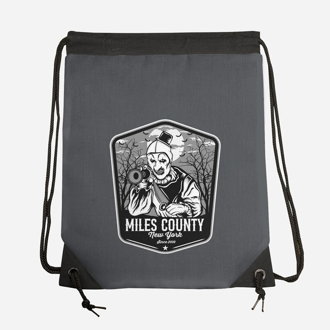 Miles County Badge-None-Drawstring-Bag-CarloJ1956