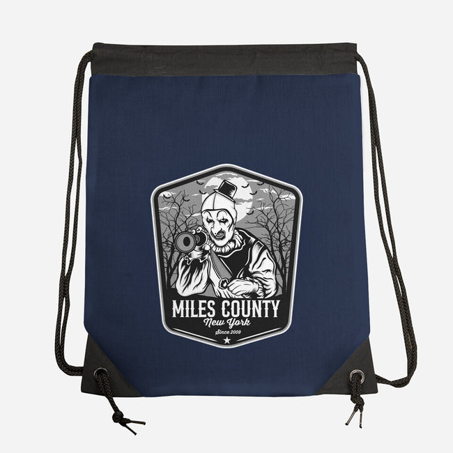 Miles County Badge-None-Drawstring-Bag-CarloJ1956