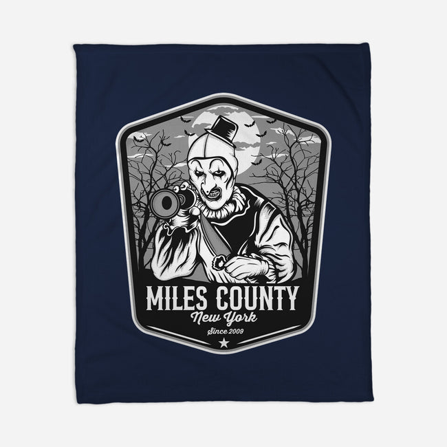 Miles County Badge-None-Fleece-Blanket-CarloJ1956