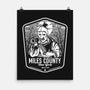 Miles County Badge-None-Matte-Poster-CarloJ1956