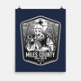 Miles County Badge-None-Matte-Poster-CarloJ1956