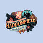 Haddonfield Holidays-Womens-Fitted-Tee-glitchygorilla