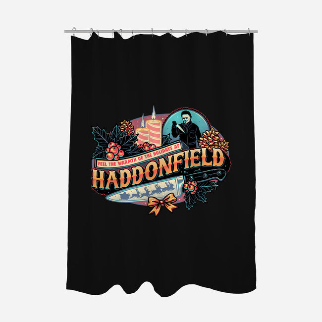 Haddonfield Holidays-None-Polyester-Shower Curtain-glitchygorilla