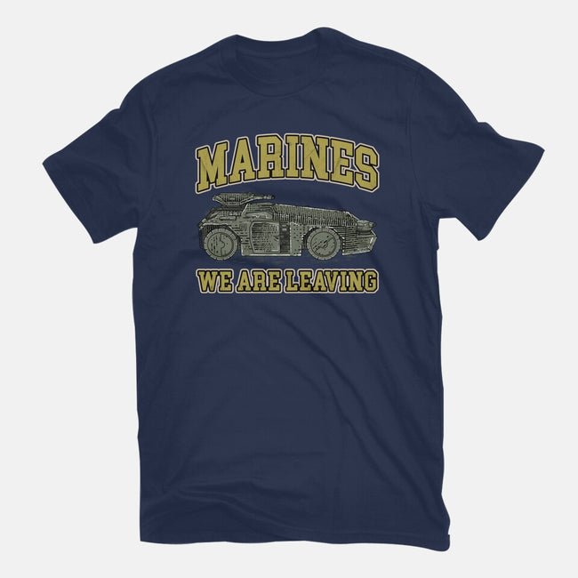 Marines We Are Leaving-Womens-Basic-Tee-rocketman_art