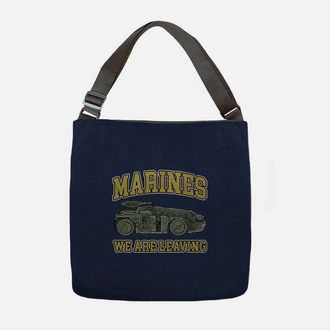 Marines We Are Leaving-None-Adjustable Tote-Bag-rocketman_art