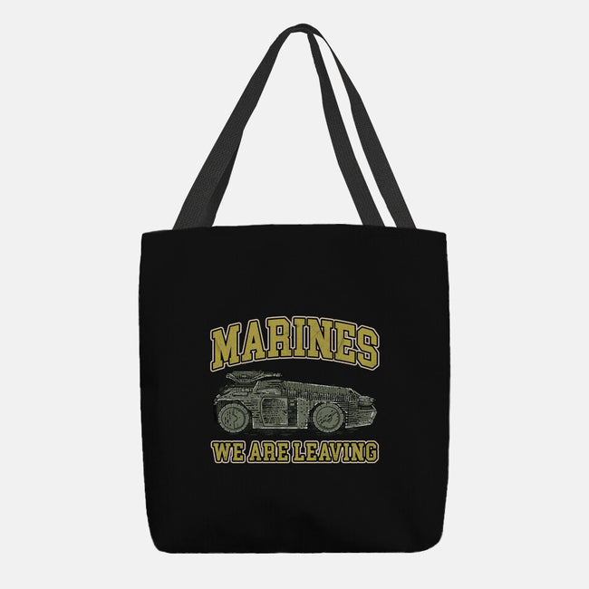 Marines We Are Leaving-None-Basic Tote-Bag-rocketman_art