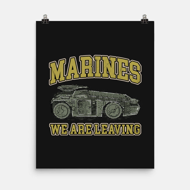 Marines We Are Leaving-None-Matte-Poster-rocketman_art