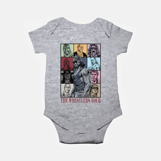 The Wrestlers Tour-Baby-Basic-Onesie-zascanauta