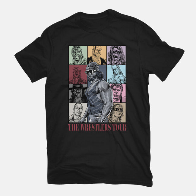 The Wrestlers Tour-Womens-Fitted-Tee-zascanauta