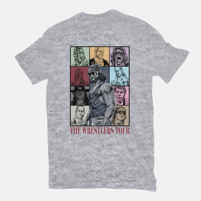 The Wrestlers Tour-Womens-Fitted-Tee-zascanauta