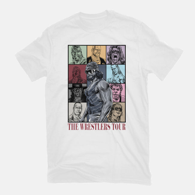 The Wrestlers Tour-Womens-Fitted-Tee-zascanauta