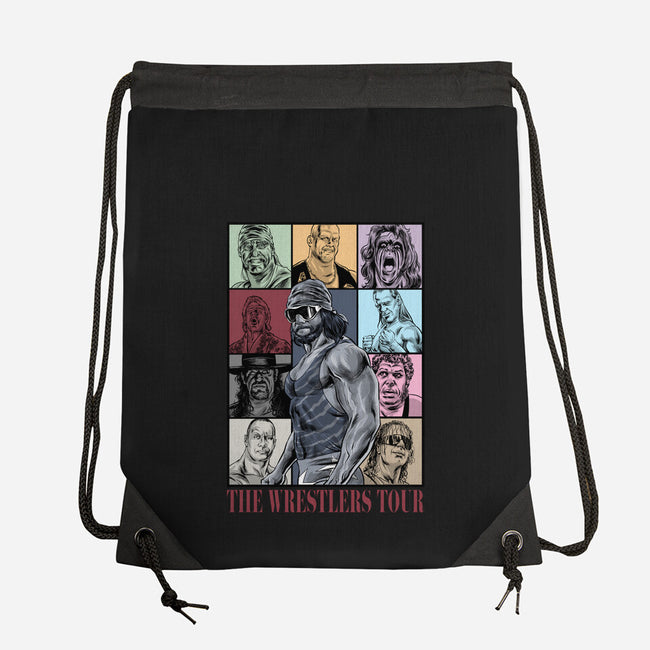 The Wrestlers Tour-None-Drawstring-Bag-zascanauta