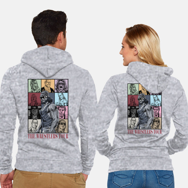 The Wrestlers Tour-Unisex-Zip-Up-Sweatshirt-zascanauta