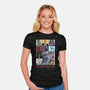 The Wrestlers Tour-Womens-Fitted-Tee-zascanauta