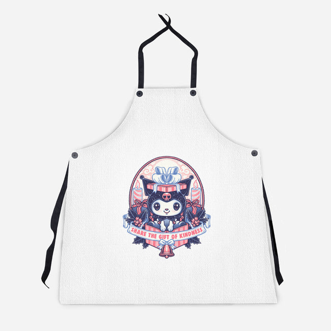 Gift Of Kindness-Unisex-Kitchen-Apron-glitchygorilla