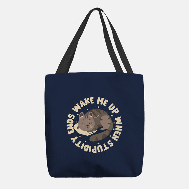 When Stupidity Ends-None-Basic Tote-Bag-turborat14