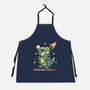 Christmas Tree Rex-Unisex-Kitchen-Apron-Vallina84