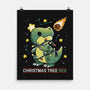 Christmas Tree Rex-None-Matte-Poster-Vallina84