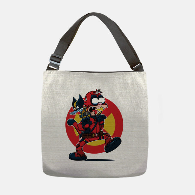 The Wolvie And Dee-Pee Show-None-Adjustable Tote-Bag-Jc Jows