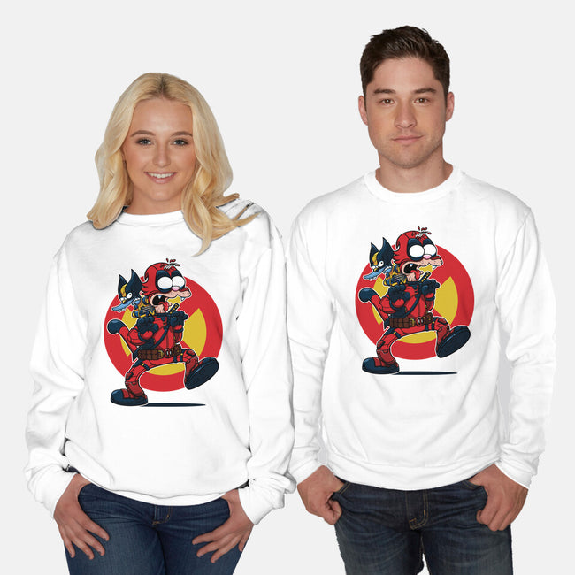 The Wolvie And Dee-Pee Show-Unisex-Crew Neck-Sweatshirt-Jc Jows