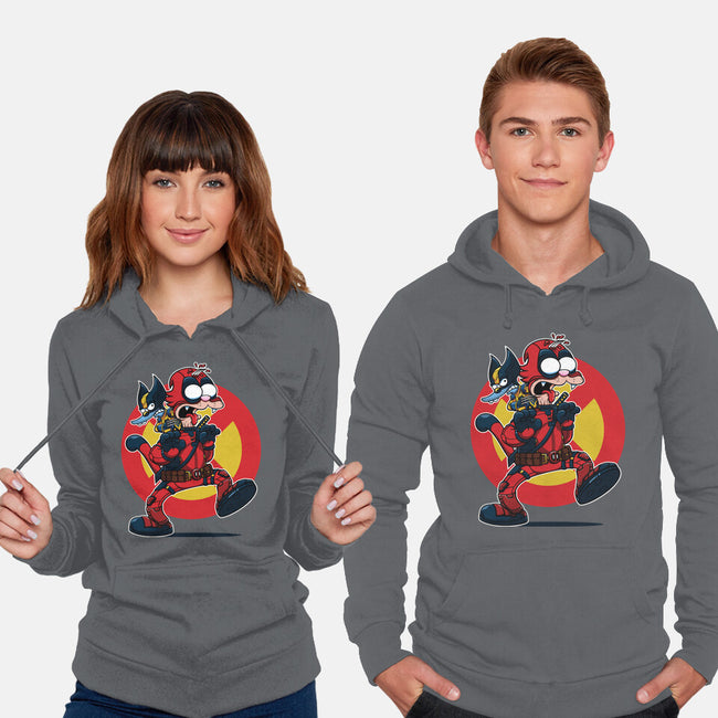 The Wolvie And Dee-Pee Show-Unisex-Pullover-Sweatshirt-Jc Jows