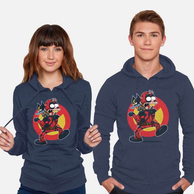 The Wolvie And Dee-Pee Show-Unisex-Pullover-Sweatshirt-Jc Jows