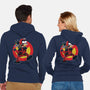 The Wolvie And Dee-Pee Show-Unisex-Zip-Up-Sweatshirt-Jc Jows