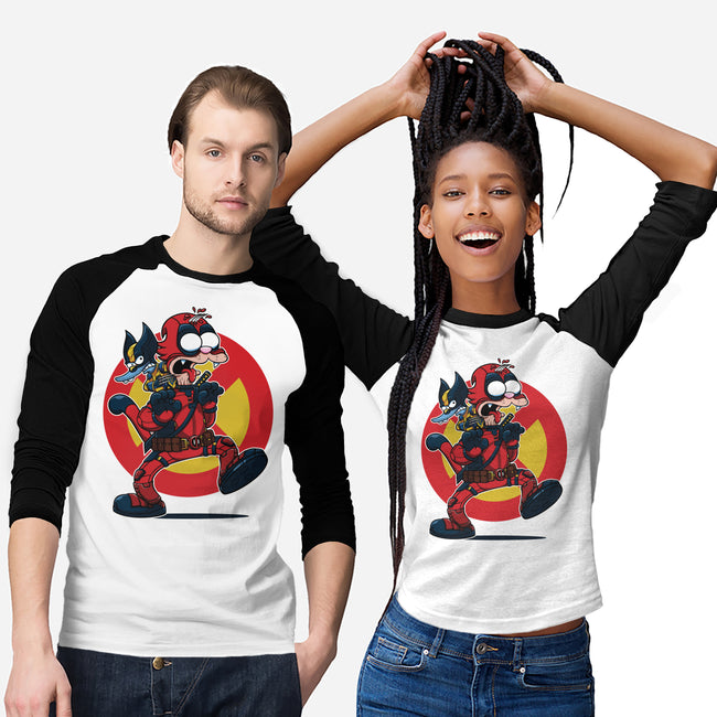 The Wolvie And Dee-Pee Show-Unisex-Baseball-Tee-Jc Jows