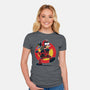 The Wolvie And Dee-Pee Show-Womens-Fitted-Tee-Jc Jows