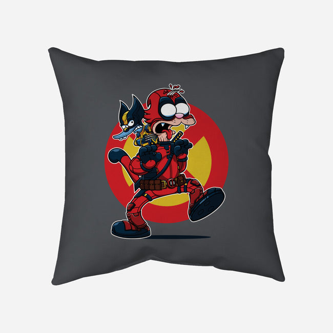 The Wolvie And Dee-Pee Show-None-Removable Cover w Insert-Throw Pillow-Jc Jows