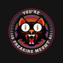 You're Freaking Meowt-Womens-Fitted-Tee-Whimsical Thinker