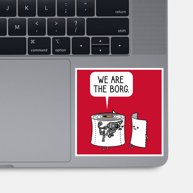 We Are The Borg-None-Glossy-Sticker-imisko