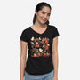 Pumpkin Season-Womens-V-Neck-Tee-naomori