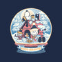 Holiday Snow Globe-Unisex-Crew Neck-Sweatshirt-glitchygorilla