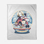 Holiday Snow Globe-None-Fleece-Blanket-glitchygorilla