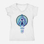 The Doctor Is In-Womens-V-Neck-Tee-palmstreet