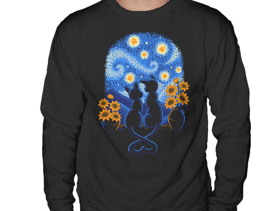 Starry Night Cat Lovers