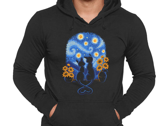 Starry Night Cat Lovers