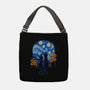 Starry Night Cat Lovers-None-Adjustable Tote-Bag-worlddominationforcats