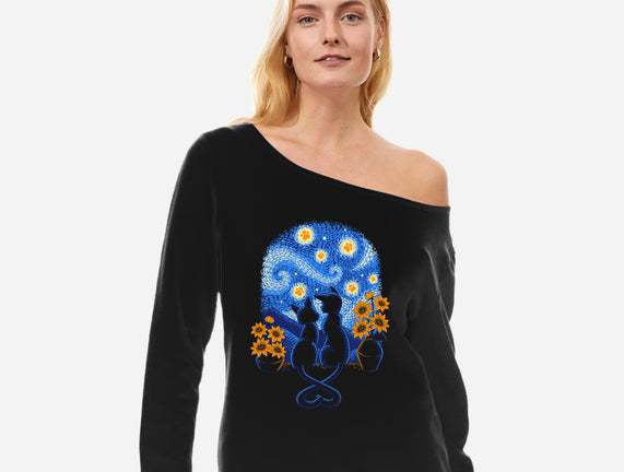 Starry Night Cat Lovers