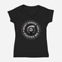 What Scares You Excites Me-Womens-V-Neck-Tee-Whimsical Thinker