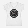 What Scares You Excites Me-Womens-V-Neck-Tee-Whimsical Thinker